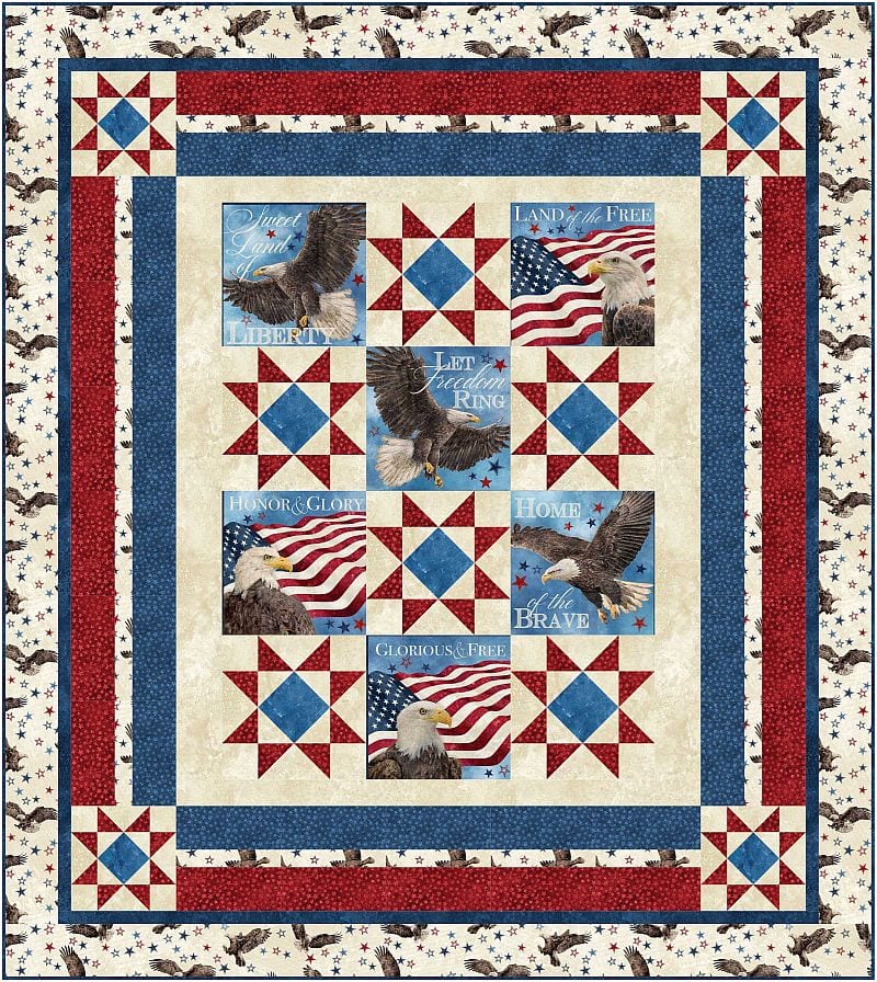 Liberty Star Quilt of Valor