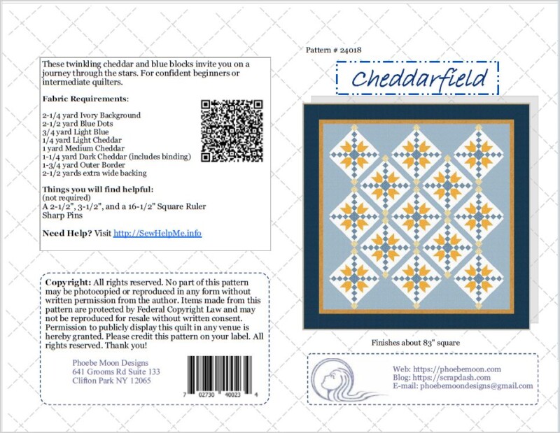 Cheddarfield Pattern Cover