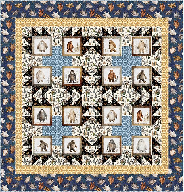 Smile, Bigfoot! Quilt Pattern