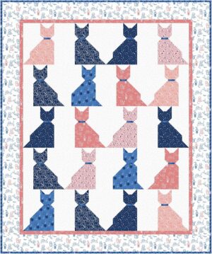 Harvey the Cat Throw Quilt