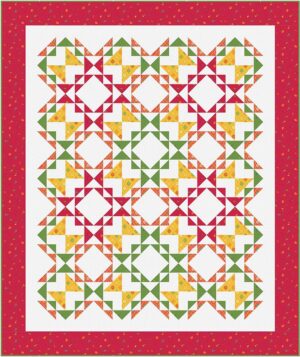 Bean There, a quilt made with the Corn and Beans block