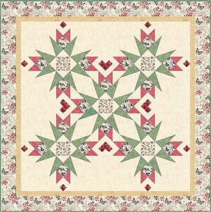 Butterfly-Sparkle Mini-Quilt