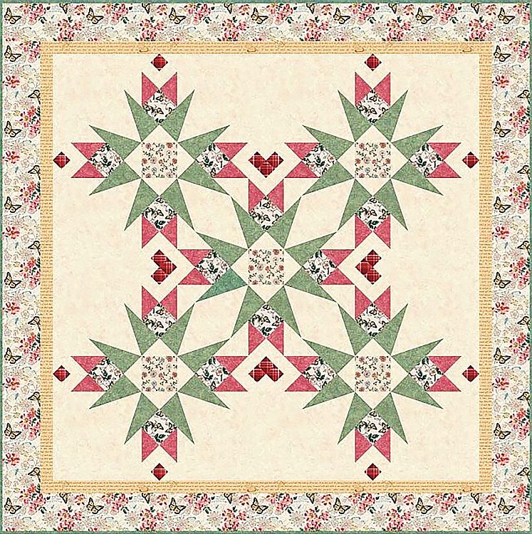 Butterfly-Sparkle Mini-Quilt