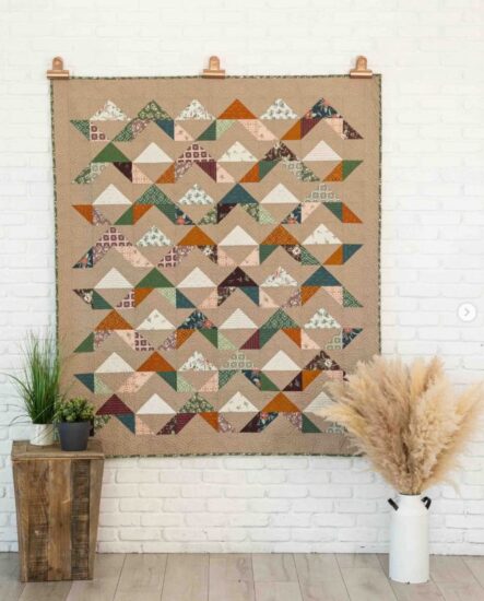 Rocky Mountains Twin Quilt Pattern ⋆ PhoebeMoon Quilt Designs
